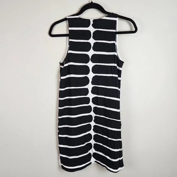 Marimekko for Target size XS mini dress zebra black and white sleeveless - Picture 4 of 7